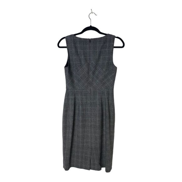 #152 CLAASIQUES ENTIER lightweight plaid career dress - Picture 2 of 8